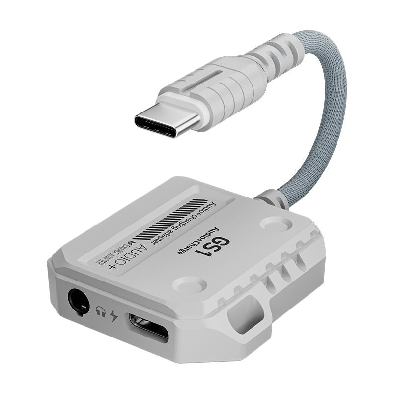 Plextone GS1 Type-C 2-in-1 Gaming Adapter – Audio + Charging