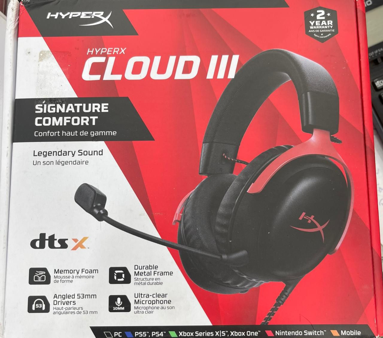 HyperXcloud 3 Gaming Headphones